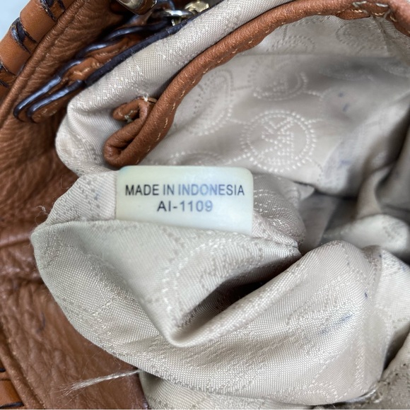 Michael Kors Pebbled Leather Satchel/Crossbody - Picture 9 of 11